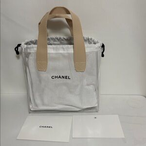 Chanel Makeup Pouch turned into Handbag